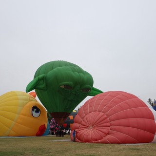 Giant Character Balloons Inflate at Sonoma Hot Air Festival