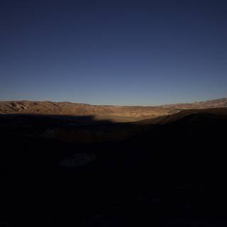 Sunset Over the Death Valley Mountains