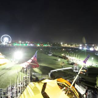 Metropolis Ferris Wheel at Night