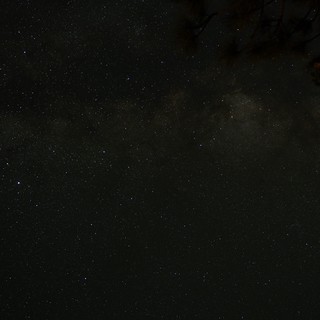 Milky Way Arches Over Mount Lassen Night Sky