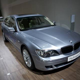 Silver BMW Coupe at the LA Auto Show