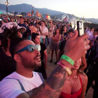 Vibrant Moments at Coachella 2024: Captured Amidst the Crowd