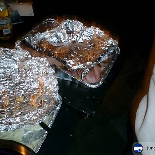 Foil Trays Filled with Delicious Homemade BBQ
