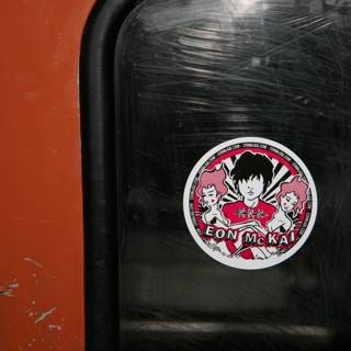 Emblematic Sticker on Train Door