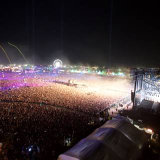 Lights and Pyrotechnics Rock the Crowd at Coachella