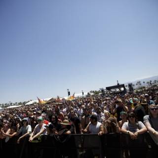 Coachella Crowd Rocks Out Under Blue Skies