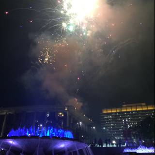 A Night of Dazzling Fireworks at Civic Center Mall
