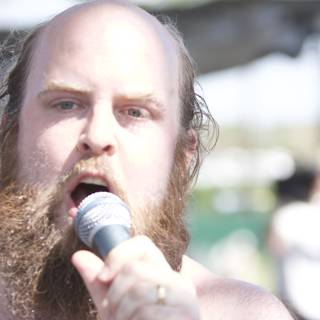 Tim Harrington Wows Coachella Crowd with His Bearded Vocals