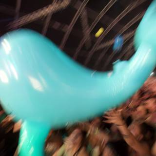 Whale Balloon Takes Over Coachella Nightclub
