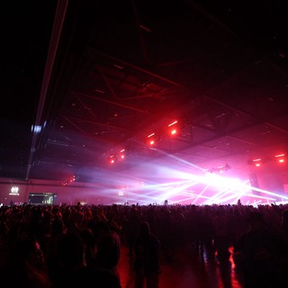 Massive Laser Light Show at Wobbleland 2026