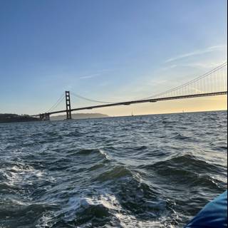 Golden Gate Bridge Reflection on San Francisco Bay