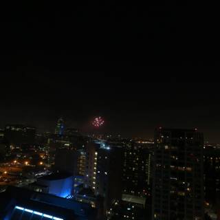 Metropolis Fireworks at Night