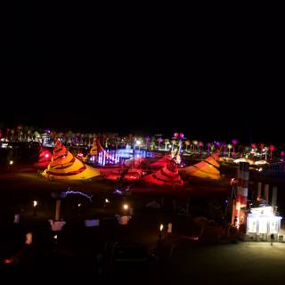 Amusement Park Night Lights