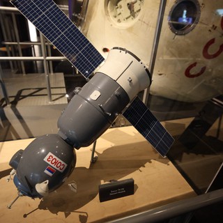 Soyuz 7K-OK Descent Module on Museum Display