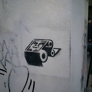 Graffiti Art with Camera and Box