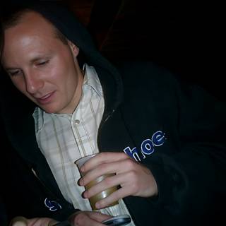 Hoodie and a Cup of Beer