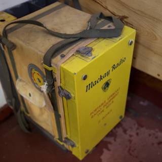 Yellow Plywood First Aid Box