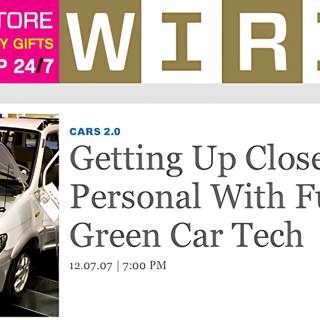 Up Close and Personal with Future Green Car Tech