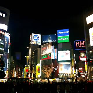 Shibuya Metropolis at Night