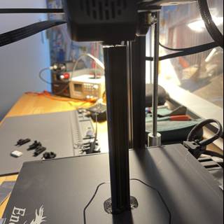 Ender 3D Printer Mounts on Sleek Desk