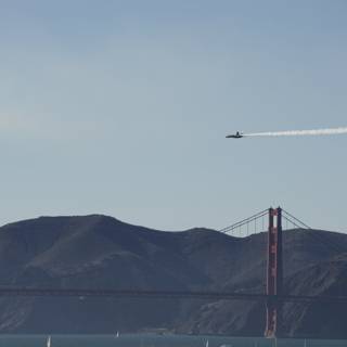 Spectacular High Flyer over Golden Gate