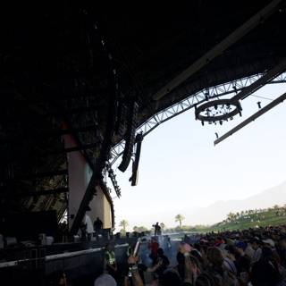 Energized Crowds and Vivid Silhouettes at Coachella 2024