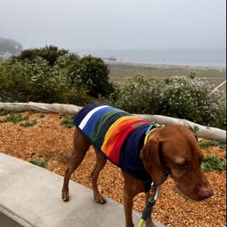 Rainbow Pup in the Presidio