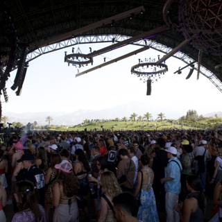 Vibrant Crowds and Scenic Views at Coachella 2024