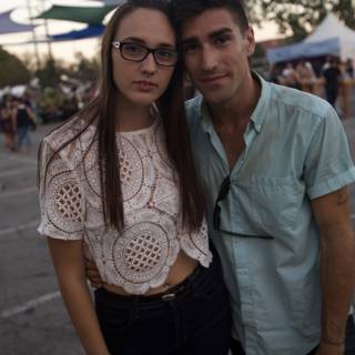 The Stylish Couple at the FYF Bullock 2015 Event