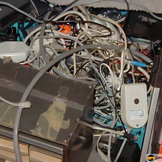 Wired Box of Electronics