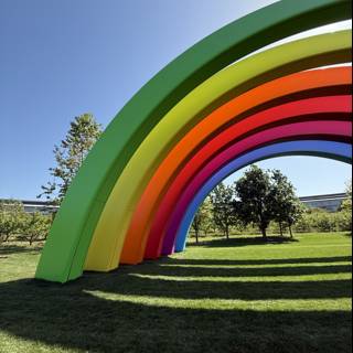 Vibrant Arches in Apple's Oasis