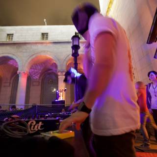 Urban DJ set at Night
