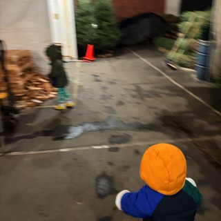 Child in Motion Blur on Halloween Evening