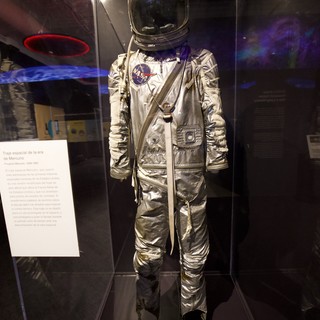 Mercury Era Space Suit Display at Museum