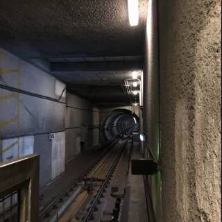 Tunnel Train with Lamp