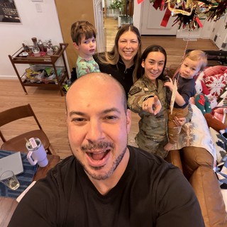 Family Selfie at Holiday Gathering