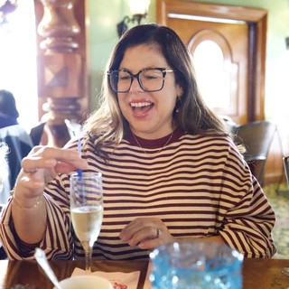 Joyful Family Dining Moment at Madonna Inn