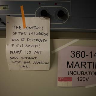 Warning Sign at UCLA Laundry Room