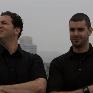 Dan and Dave in Black Shirts