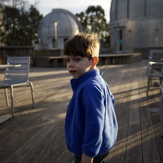 Young Boy at Chabot Space and Science Center Observatory