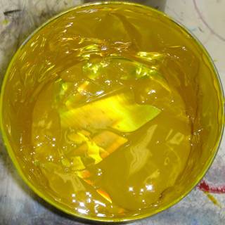 Yellow Jelly in a Bowl