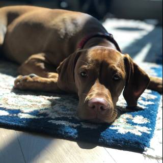 Sunbathing Pup