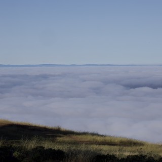 Sea of Clouds Swallows the Valley Below Mount Diablo