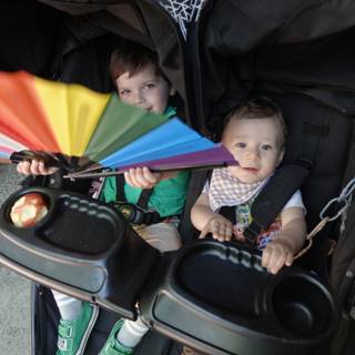 Joyful Moments on a Colorful Day