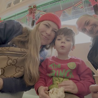 Family Holiday Treat at Ice Cream Shop