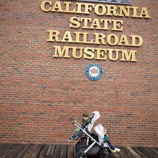 Children Visit California State Railroad Museum