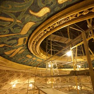 Gilded Theater Ceiling