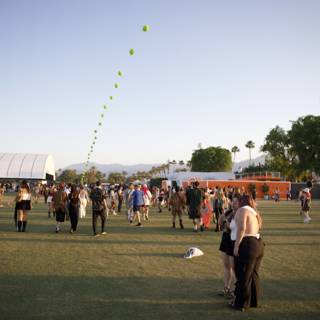 Ephemeral Flights: Celebratory Moments at Coachella 2024