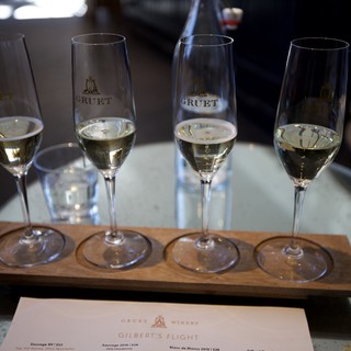 Wine Tasting Flight at Gruet Winery