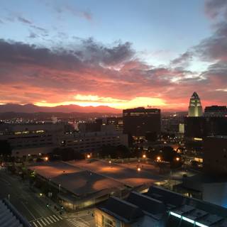 Sunset Over the San Francisco Metropolis
